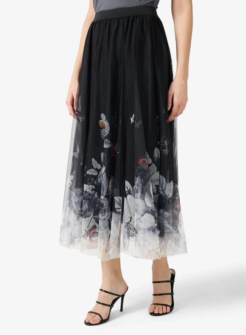 ELLA Floral Print Skirt